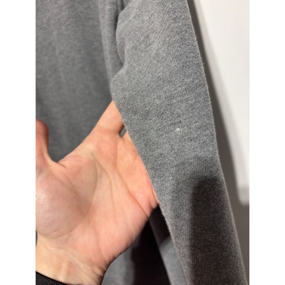 Yeti Mens Size Large Grey Hoodie No Drawstrings - Picture 9 of 9